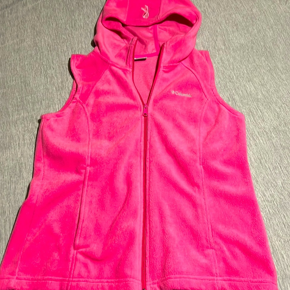Columbia Vest - Breast Cancer Awareness